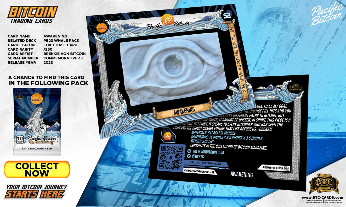 Pacific Bitcoin 2023 Whale Booster Packs - Limited Edition 1210 packs - BTCTC