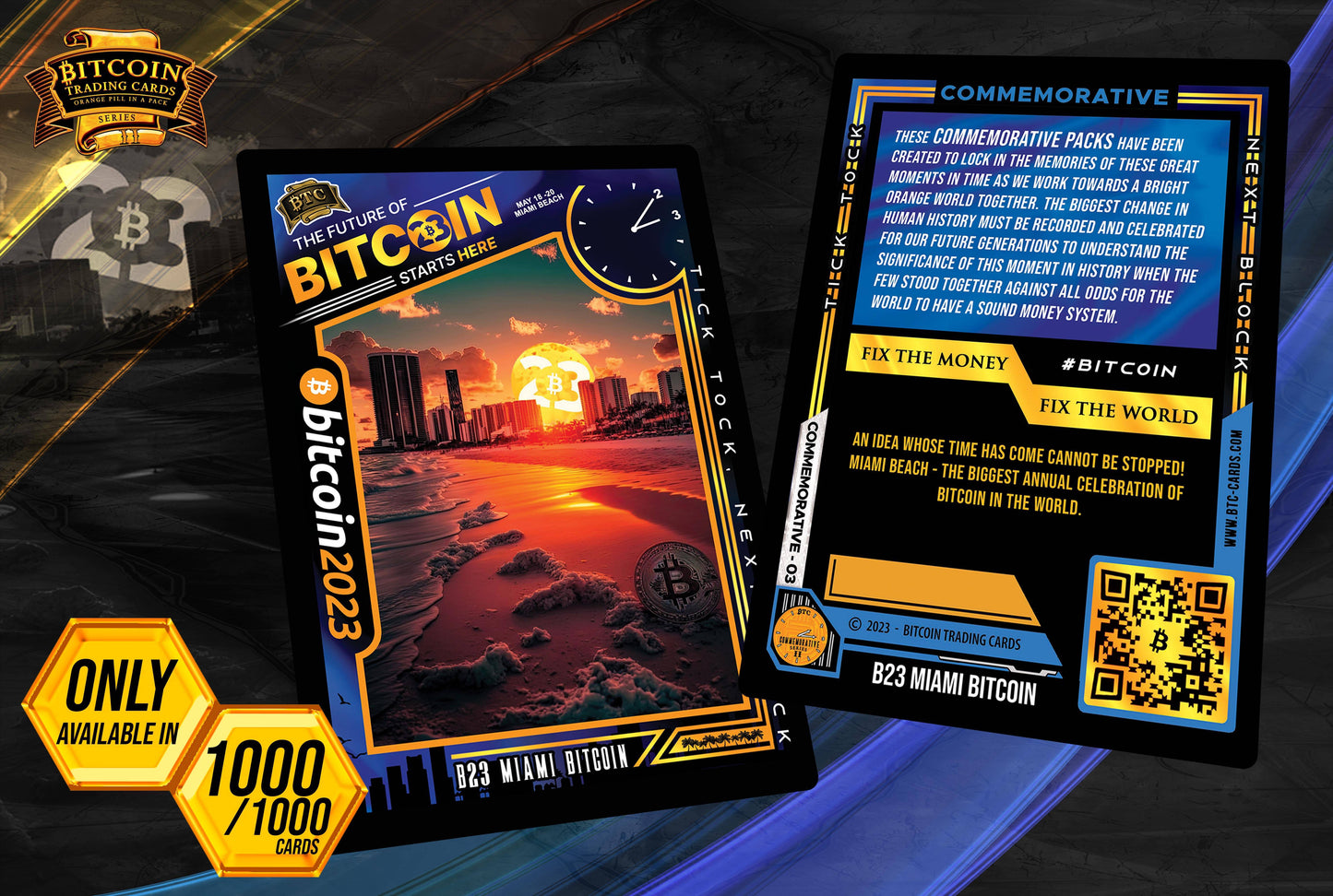 Bitcoin 2023 Commemorative Booster Packs - Only 2,100 Packs - BTCTC