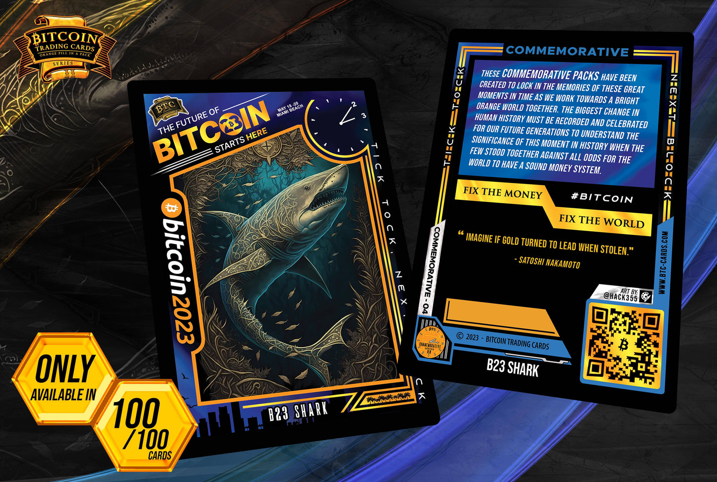 Bitcoin 2023 Commemorative Booster Packs - Only 2,100 Packs - BTCTC