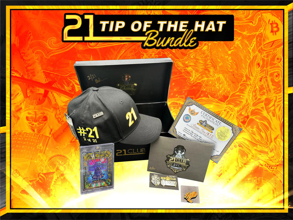 LE Hat + Card - 21 Club "Tip Of The Hat" Merch Combo
