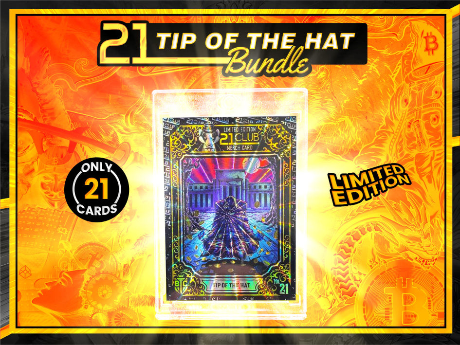 LE Hat + Card - 21 Club "Tip Of The Hat" Merch Combo