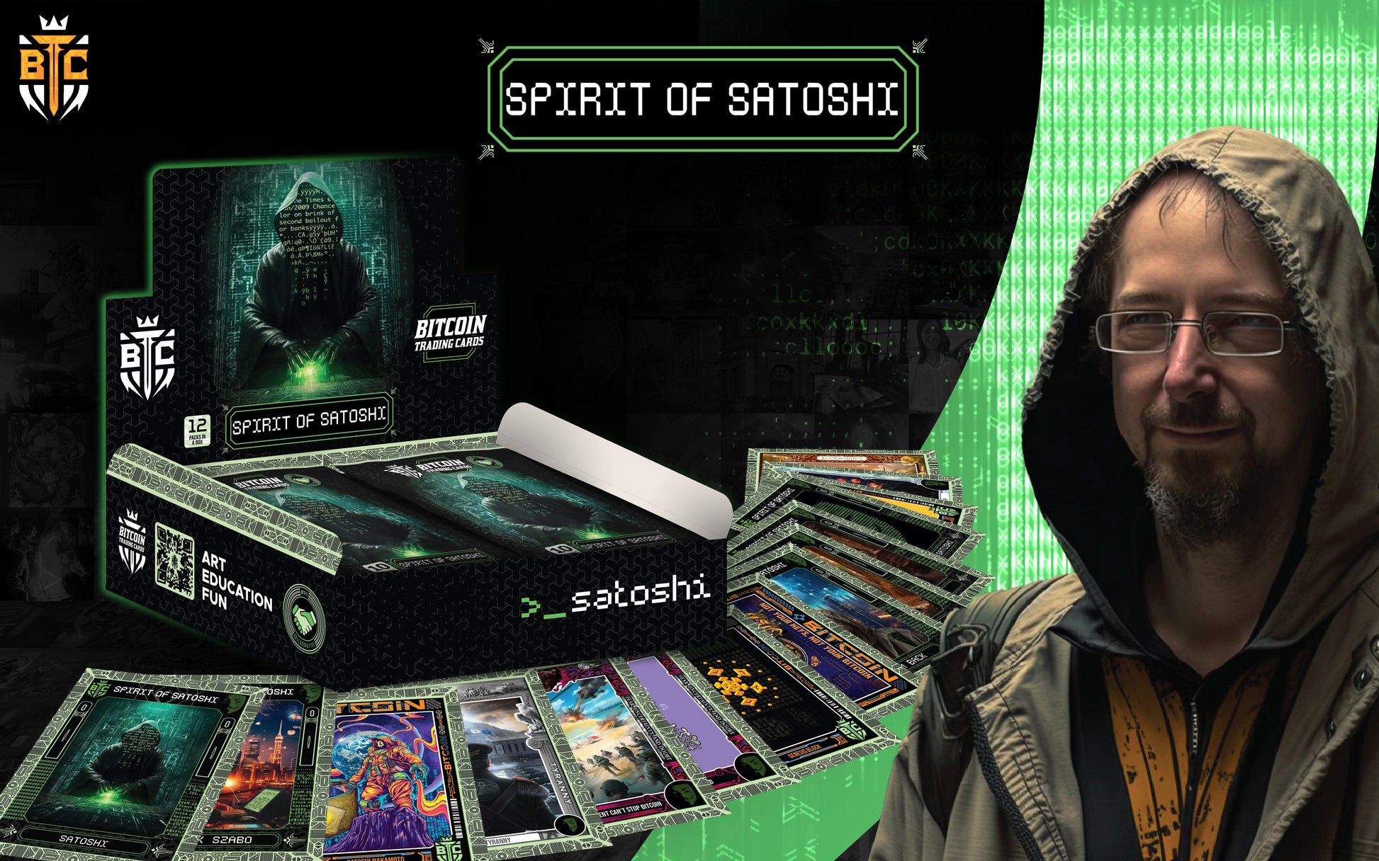 Spirit of Satoshi Collaborative Booster Packs - Bitcoin Freedom Art