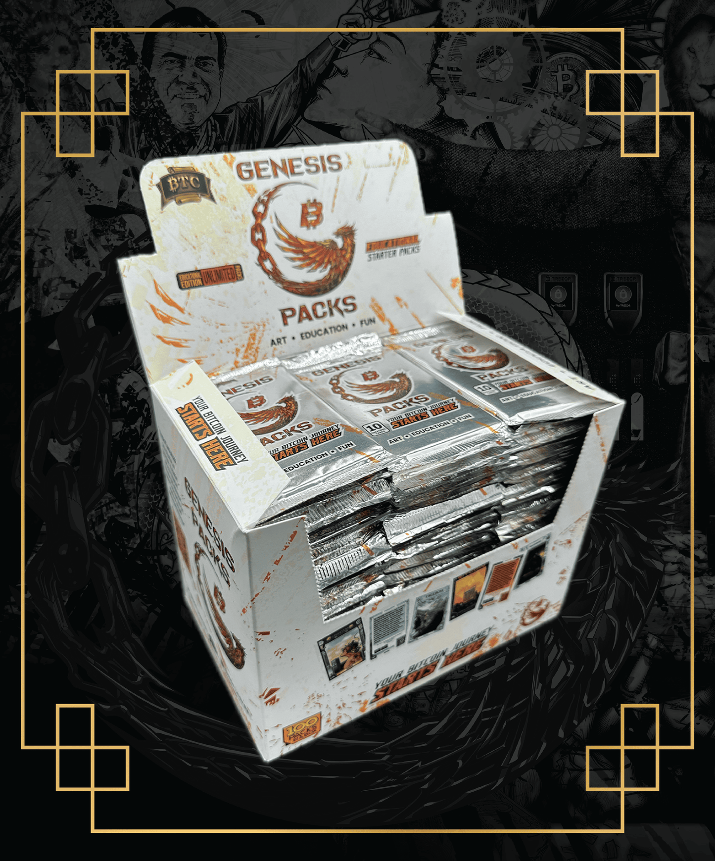 Genesis Box  (100 Packs) + Exclusive Box Topper [EDUCATIONAL - NO CHASE CARDS]