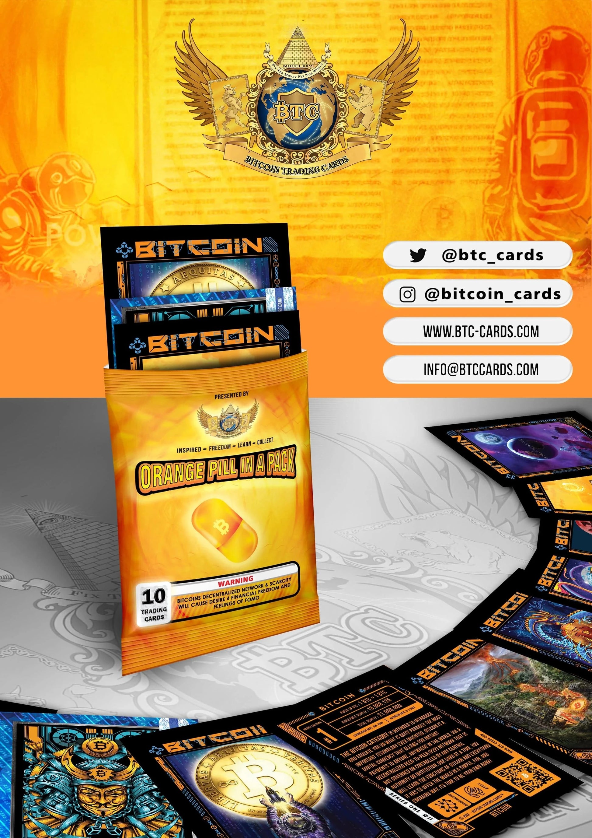 Series One - Orange Pill In a Pack - Booster Packs - BTCTC