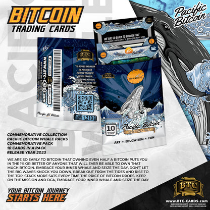 Pacific Bitcoin 2023 Whale Booster Packs - Limited Edition 1210 packs - BTCTC